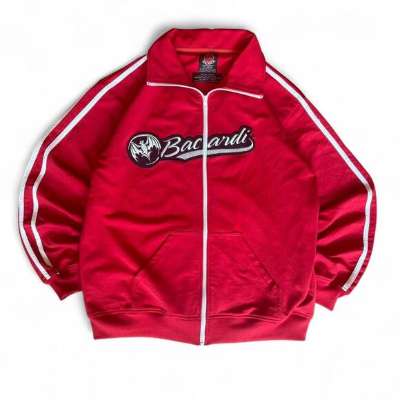 Vintage VTG Y2K Bacardi Track Jacket - Picture 1 of 8